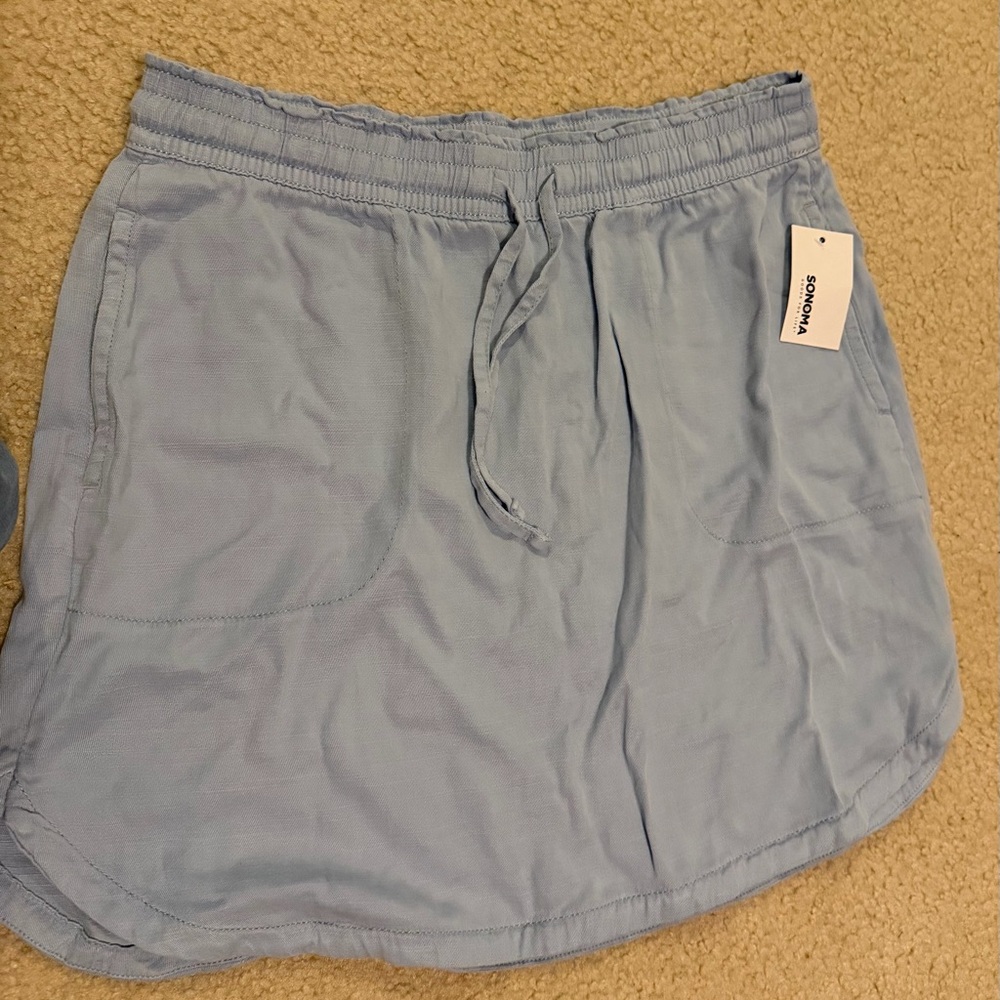 Sonoma Sky Blue Casual Skirt
